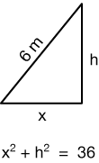 ladder pythagorean triangle